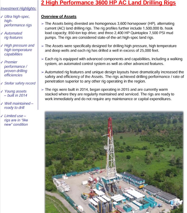 3600 HP AC Land Drilling Rig — detail
