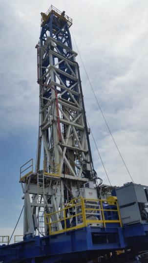IDE 2000HP Rig 4 — mast detail