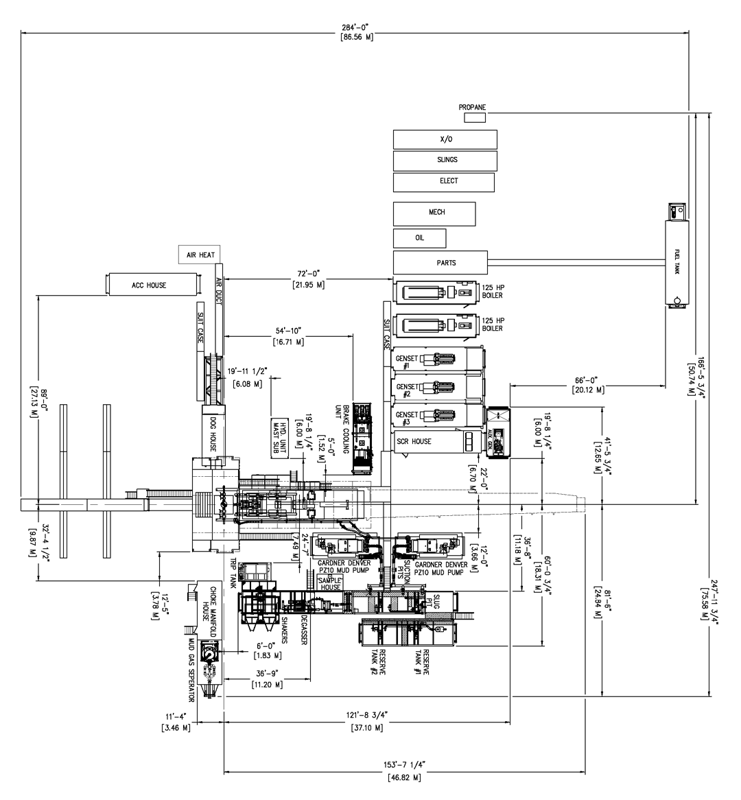 Rig 107 – Plot Plan