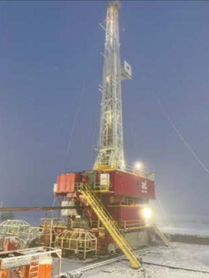 Drilling Rig 1000 — 1500HP AC 600K Cantilever Triple with Walking Package